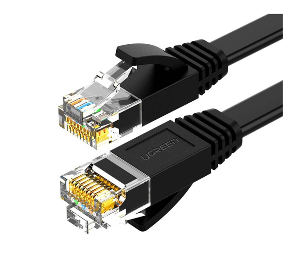 UGREEN Płaski kabel sieciowy NW102 Ethernet RJ45 Cat.6 UTP 0.5m cza - 1489207 - zdjęcie